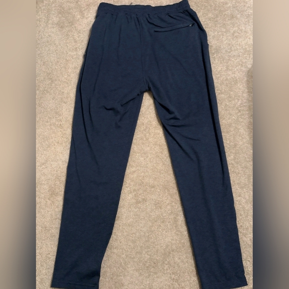 Vuori Ponto Performance Pants Mens Large Blue Sweatpants Lounge DreamKnit V418 - Picture 5 of 8